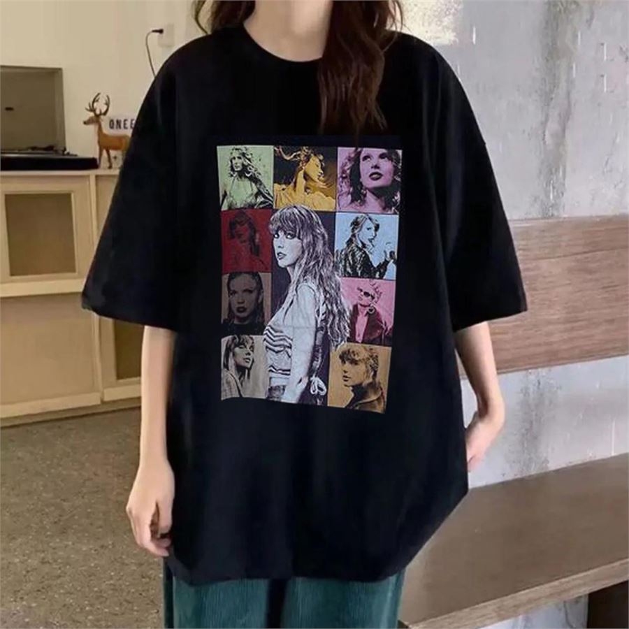 Siyah Lana Del Rey - Mosaic Collage (Unisex) T-Shirt