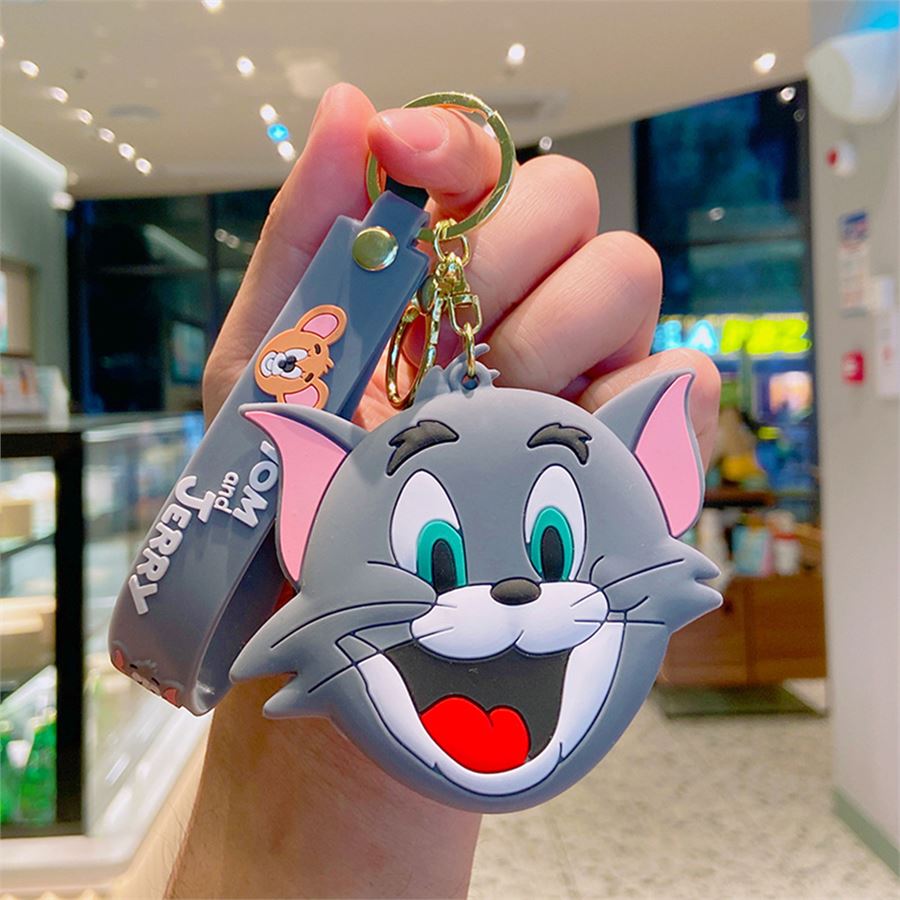 Tom ve Jerry : Tom Face Silikon Bozuk Para Cüzdanı
