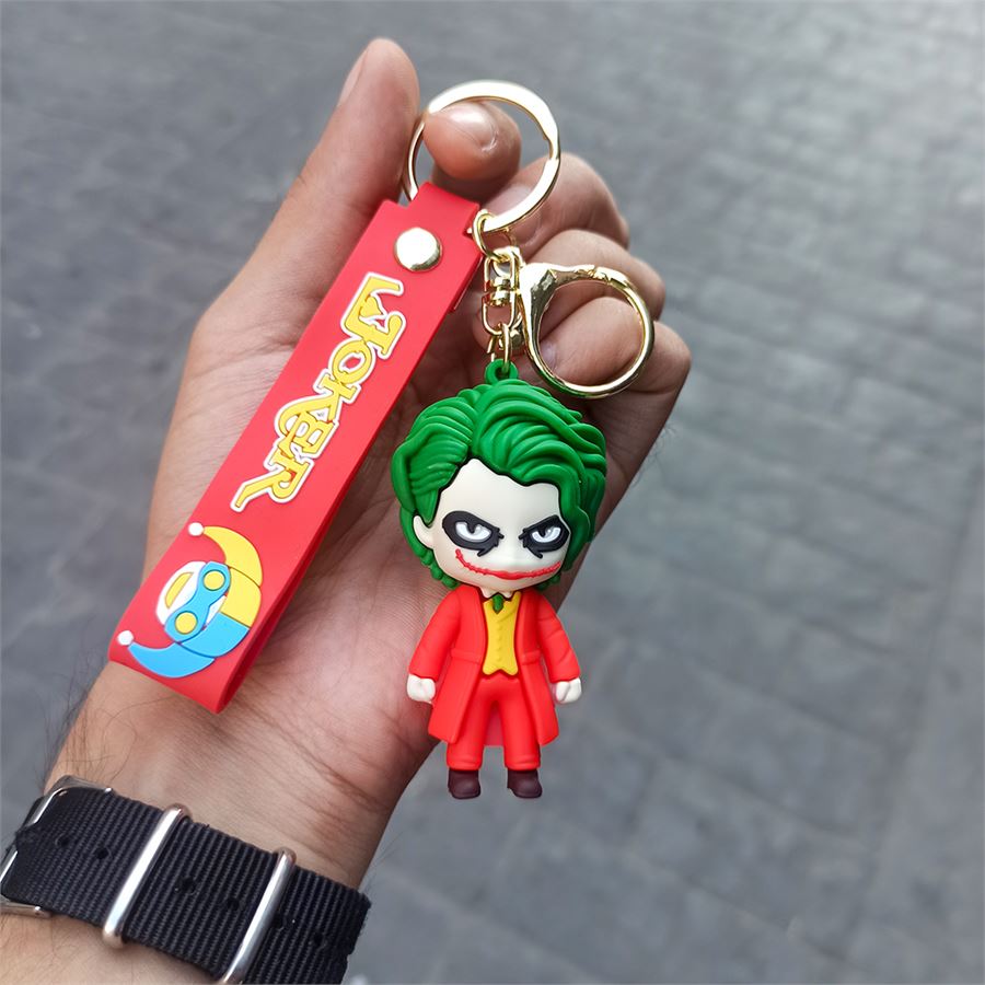 Kırmızı DC Joker Silikon Anahtarlık