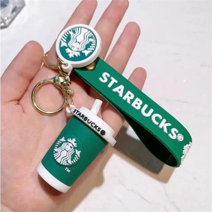 Yeşil Starbucks Cup Anahtarlık