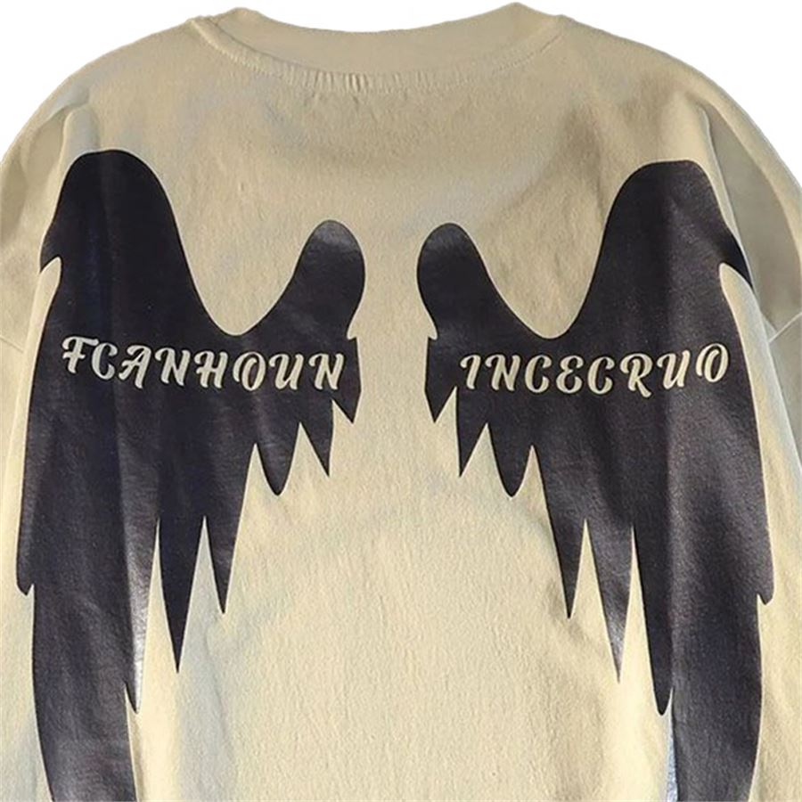 Ekru Angel Wings Fcanhoun Incecruo Unisex T-shirt 