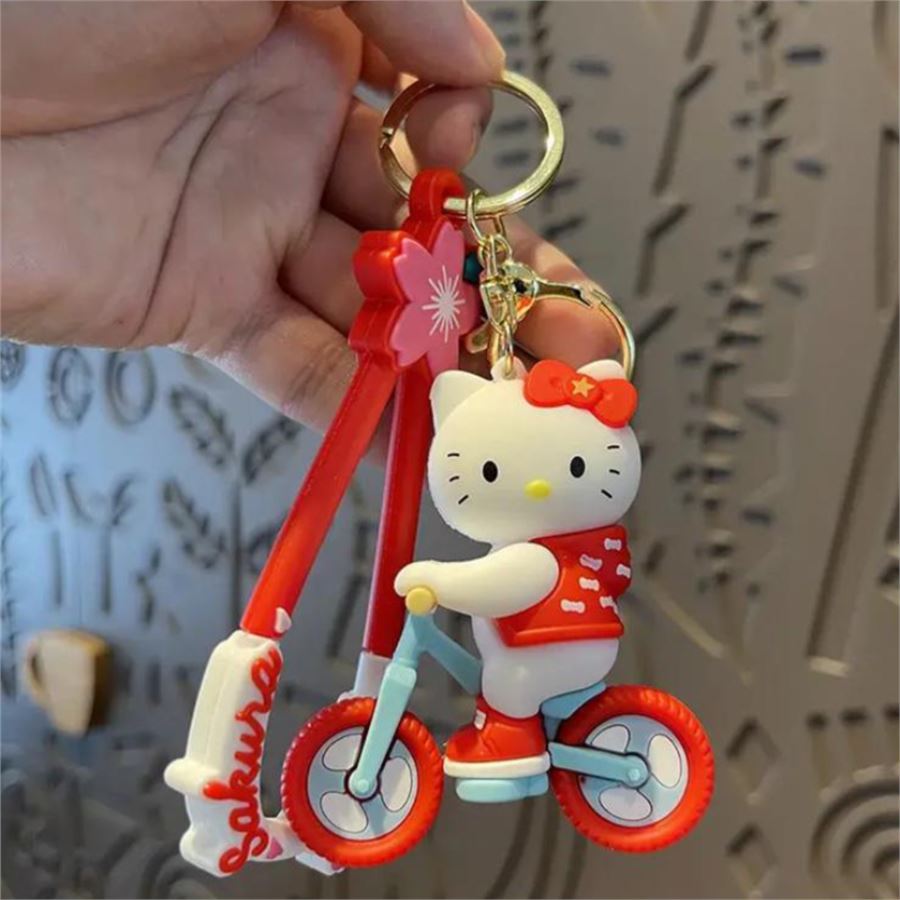 Hello Kitty Bcycle Team Silikon Anahtarlık