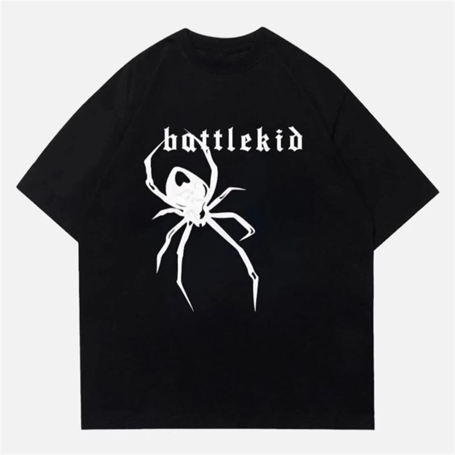 Siyah Spider Battlekid Unisex T-Shirt