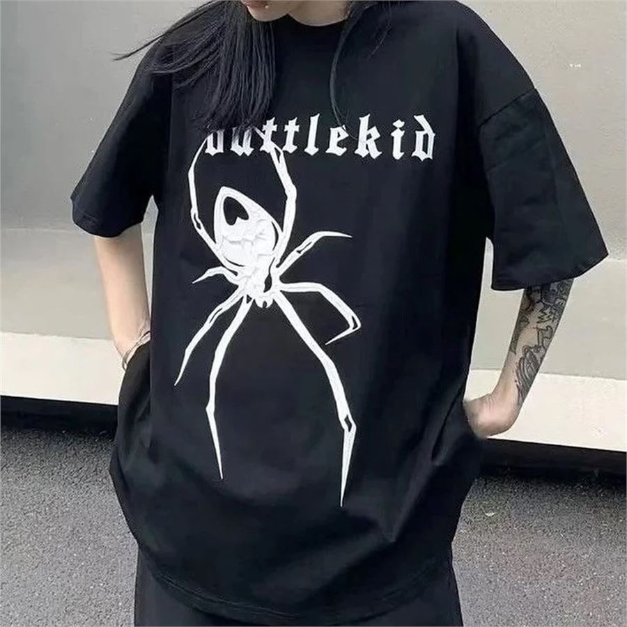 Siyah Spider Battlekid Unisex T-Shirt