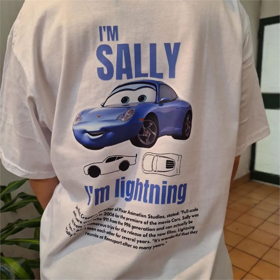 Beyaz Cars I'm Sally - I'm Lightning Unisex T-Shirt