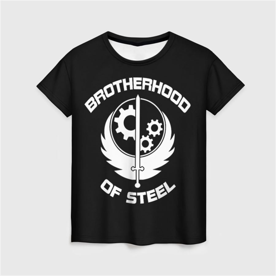 Siyah Brotherhood Of Steel - Fallout  Unisex T-Shirt